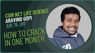 How I Cracked CSIR JRF NET Life Sciences Exam in My First Attempt (Malayalam): Tips and Tricks