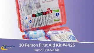 Home First Aid Kit 10 Person - MFASCO #4425