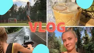 Влог с дачи 🏡 Попали на квадрике под ливень!