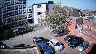 Look where you are going!!! Caught on Y-cam HD Pro Outdoor Camera
