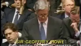 Geoffrey Howe Resignation Statement