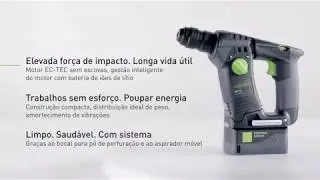 Ferramentas Festool - Martelo de perfuração de bateria BHC 18