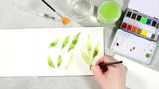 How to make slider strokes with watercolour