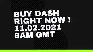 Amazing DASH opportunity today the 11.03.2021