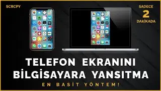 TELEFON EKRANINI BİLGİSAYARA YANSITMA / SCRCPY KURULUMU VE KULLANIMI 2021