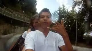 GOPRO at Tibidabo Amusement Park,  Barcelona, Spain.