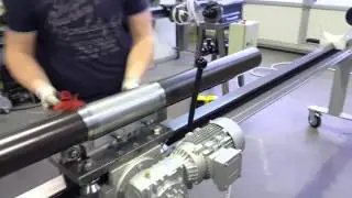 pipe making proces machinery / downpipe downspout drainagepipe expander