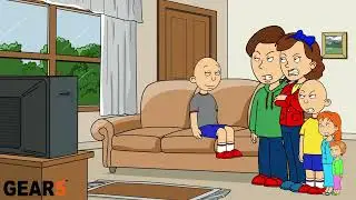 Classic Caillou Watches Winter Olympics While Grounded