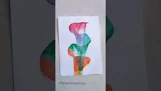 DIY Thread Art | String Painting | String pull Art | Thread painting for beginners | Step by step 😱💕