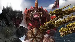 Godzilla PS4: Godzilla 2014 vs Destoroyah vs Ghidorah