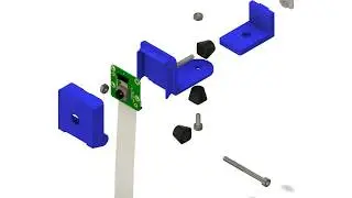 Raspberry Pi Camera Module V2 case and rotating mount (Vertical Mount)