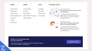 💳 Responsive Footer Design Using HTML CSS & JAVASCRIPT