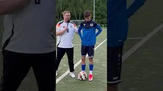 Luca, was für ein Goat 🐐! Goalkeeper-Challenge!