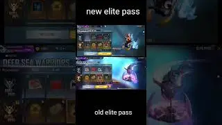New elite pass vs old elite pass in free fire game |#garenafreefire #freefire #shorts