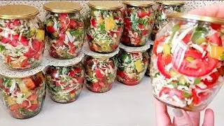 СЕКРЕТ ХРАНЕНИЯ❗БЕЗ УКСУСА❗САЛАТ КАК СВЕЖИЙ ЦЕЛЫЙ ГОД ! салат