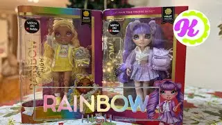 МАЛЕНЬКИЕ МОДНИЦЫ СЕСТРИЧКИ Rainbow High Fashion Dolls! Прозрачный рюкзак и будущие РАСПАКОВКИ