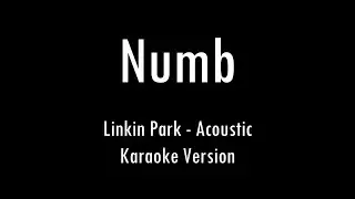 Numb | Linkin Park | Acoustic Karaoke With Lyrics | Only Guitar Chords...