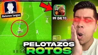 💀 Así FUNCIONAN los PELOTAZOS en EFOOTBALL 2024 Mobile *Balones Largos*