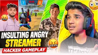 🤡INSULTING ANGRY🤬 STREAMER | COBRA HACKER😂 GAMEPLAY | 4 VS 4🔥| FREE FIRE IN TELUGU #dfg #freefire