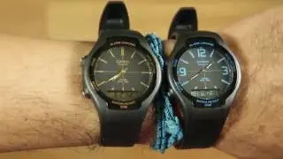 Casio standard AW-90H-2B VS AW-90H-9E : head to head