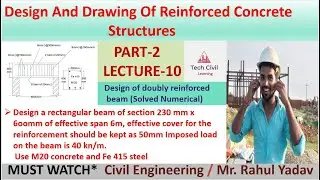 Design of Doubly reinforced beam||Hand written note to crack all exam|Limit state method|Lecture-10