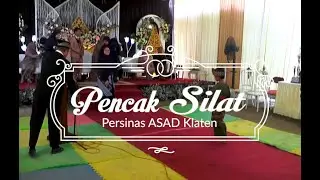 Pentas Pencak Silat PERSINAS ASAD KLATEN di Pernikahan Rindiantika Rizqi Sabilla dan Ganis Basuki