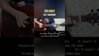 Dreamer - Ozzy Osbourne | Easy Guitar Tutorial