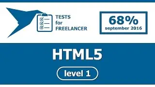 Freelancer - HTML5 - level 1 - test (68%)