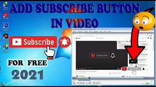 How To Create Like & Subscribe Button For YouTube Videos | Add Like,Share,Subscribe Clip in Video