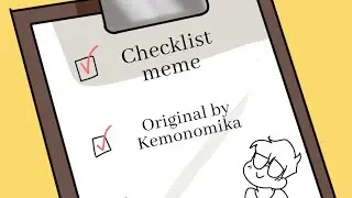 Checklist meme