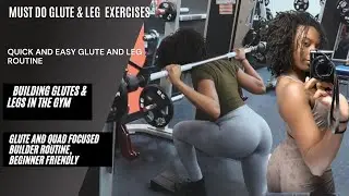 GLUTES WORKOUT FOR WOMEN ||GLUTES AND QUADS FOCUSED || HIP THRUSTS + MORE || HALLE E SMITH||#glutes