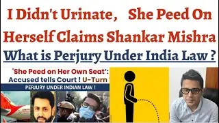 Urinating accused claims the woman peed on herself and he is not responsible for peeing,Who's lying?