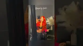 She def eat this hairstyle uppp!!!😍😍😍this color is perfect#shorts #ishowhair #redwig #humanhair