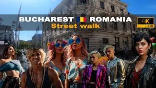 ☀️ Walking around Bucharest good weather 🇹🇩 Romania - September - 2024 - 4K