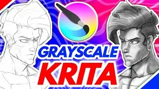 HOW TO Setup Grayscale Coloring in Krita | Photoshop & SAI | Beginner Friendly Tutorial Guide
