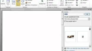 Word - Küçük Resim Galerisinden Resim Ekleme