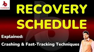 How to prepare recovery Schedule in Primavera P6 | Recovery Schedule in p6 | Planning-P6 | Primavera