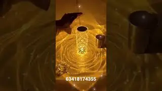 Rose Crystal Lamp