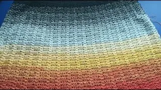 The simplest summer crochet skirt