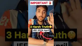 🤬Reality of JEE Main April Attempt | IIT Motivation🔥 #iit #iitjee #jee #shorts