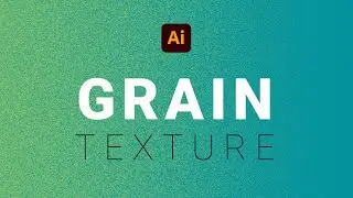 How to create a Grain Texture in Adobe Illustrator | Tutorial for Beginners
