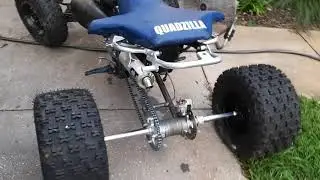 Suzuki LT500R Quadzilla First Fire on Fresh Engine
