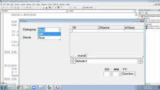 Data list in Data Grid from According to Selected Item in  Combo Box | Automation Project