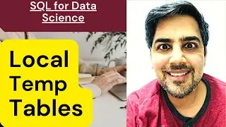 Temp tables in SQL Server with non clustered index 5 - (SQL Queries Tutorial)