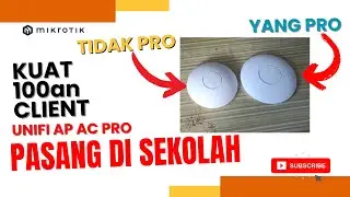 PASANG ACCESS POINT SULTAN DI SEKOLAH !!! UNIFI AP AC PRO INI MEMANG BEDA