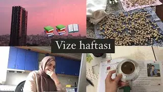 Vize haftamdan bir günü beraber geçirelim | Study vlog
