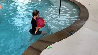 Fun and satisfying slo-mo popping giant water balloon