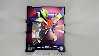 35.7 -inch square screen