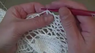 Салфетка "Снежная королева". Часть 6.