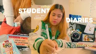 student diaries 🎧 finals szn, productive days, chit-chat, new camera & steve lacy's concert!